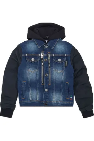 Philipp Plein Giacca denim Racing Club oversize