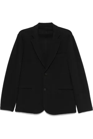 Emporio Armani Blazer monopetto in jersey a nido d
