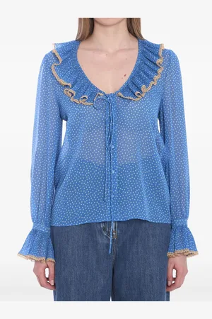 VALENTINO GARAVANI Blusa in seta a pois