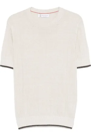 Brunello Cucinelli T-shirt a coste