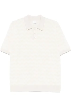 ELEVENTY Polo con motivo a zigzag