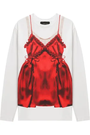 Simone Rocha T-shirt con stampa Negligee