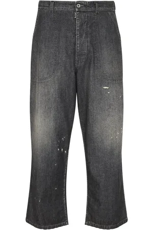 Maison Margiela Jeans a gamba ampia