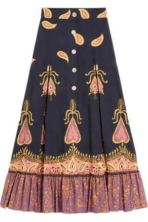 VALENTINO GARAVANI Gonna lunga con stampa paisley