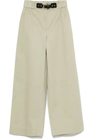 Maje Pantaloni con logo goffrato