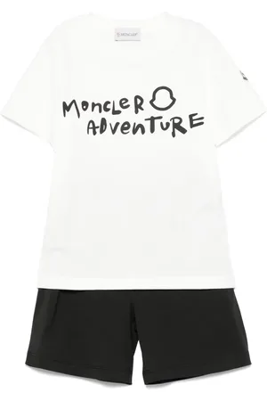 Moncler Set con shorts e logo