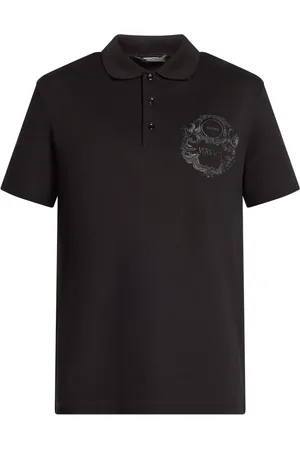 VERSACE Polo con ricamo