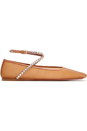 Amina Muaddi Ballerine con inserti