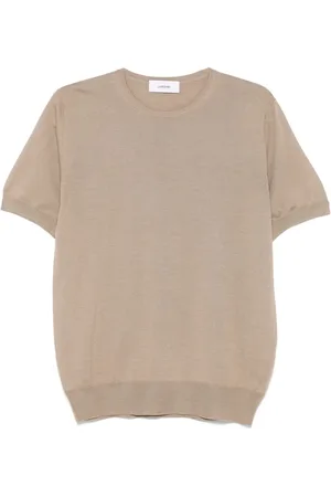 LARDINI T-shirt in maglia fine
