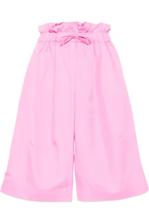 Simone Rocha Pantaloni crop con ruches