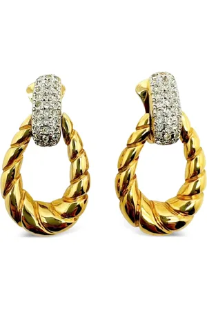 JENNIFER GIBSON JEWELLERY Orecchini a clip Doorknocker Pre-owned anni 