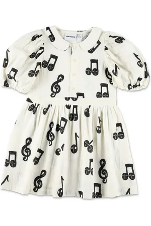 Mini Rodini Abito con stampa note musicali