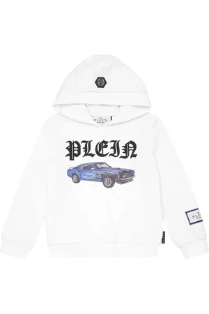 Philipp Plein Felpa Cars Racing con cappuccio