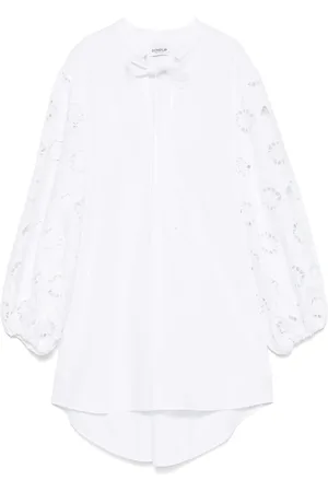 Dondup Abito corto in pizzo sangallo