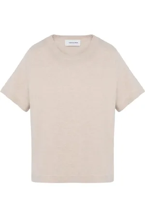 YVES SALOMON T-shirt in maglia fine