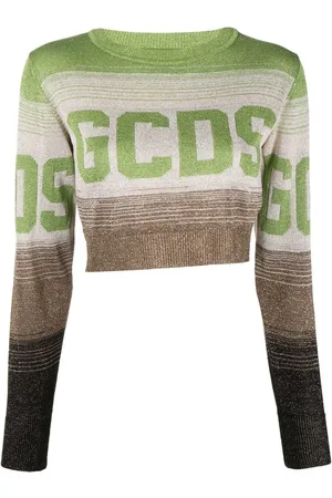 GCDS Maglione corto con stampa