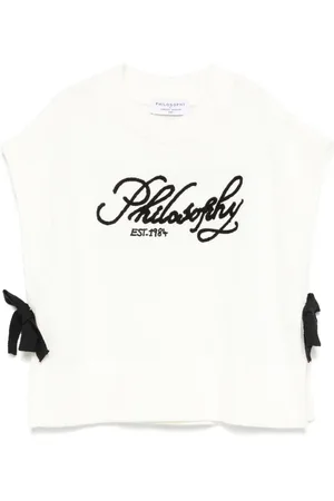 PHILOSOPHY DI LORENZO SERAFINI Top con ricamo