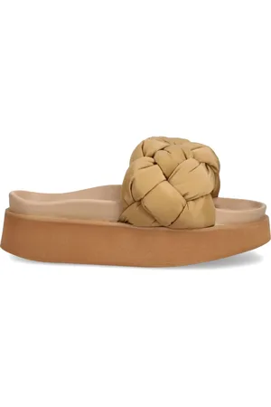 INUIKII Sandali slides in pelle