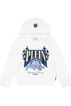Philipp Plein Felpa Racing Club con cappuccio