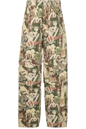 GCDS Cargo Hentai con motivo jacquard
