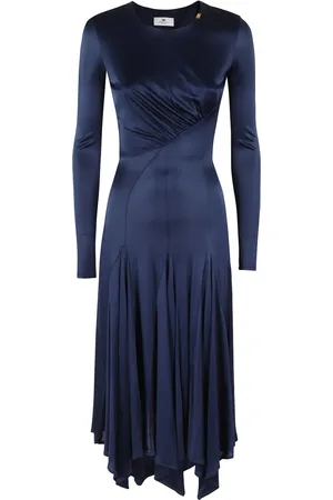 Elisabetta Franchi Abito midi con drappeggio