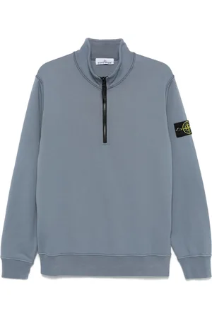 Stone Island Felpa con applicazione Compass