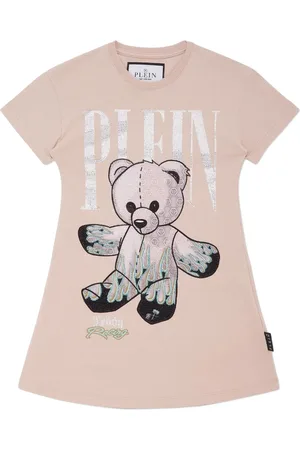 Philipp Plein Abito Teddy Bear con stampa