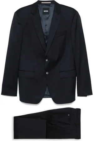 HUGO BOSS Completo in twill di lana vergine