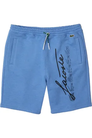 Lacoste Shorts sportivi "Blue" in cotone con stampa
