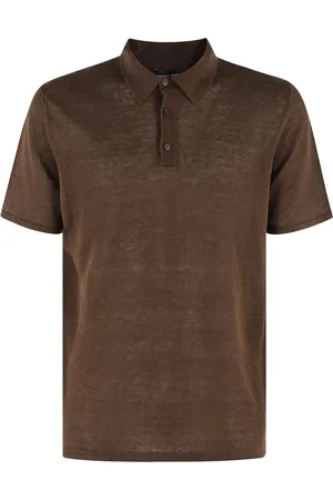 Roberto Collina Polo in lino e cotone