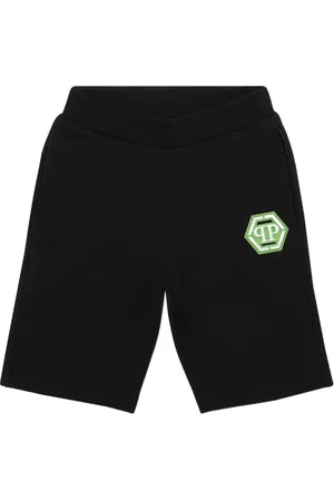 Philipp Plein Shorts con applicazione logo