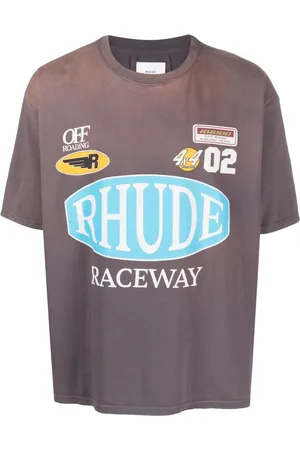 Rhude T-shirt Raceway con stampa