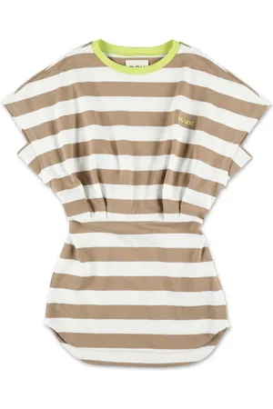 DOUUOD KIDS Abito modello T-shirt a righe
