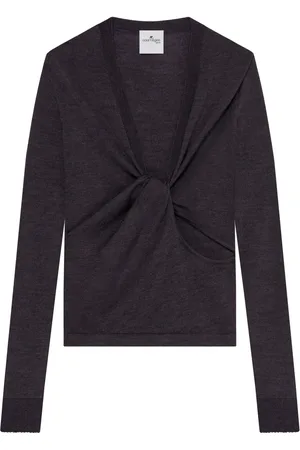 Courrèges Maglione con dettaglio attorcigliato