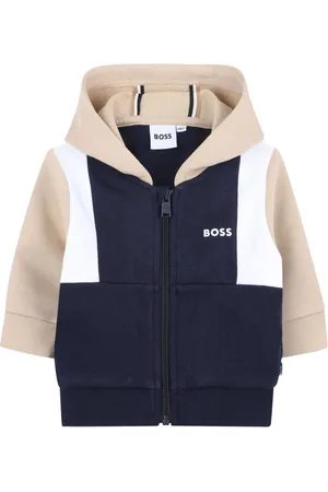 HUGO BOSS Felpa con cappuccio e logo