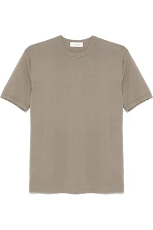Piacenza Cashmere T-shirt in maglia fine
