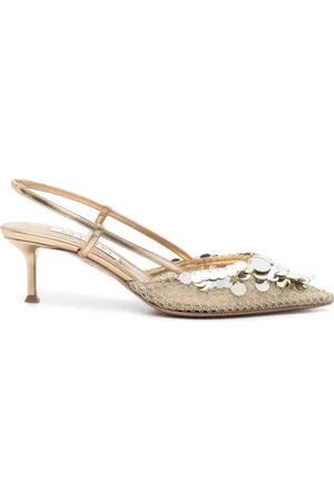 Aquazzura Pumps Can Can con cinturino posteriore 50mm