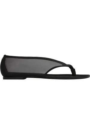 Courrèges Sandali con design a rete