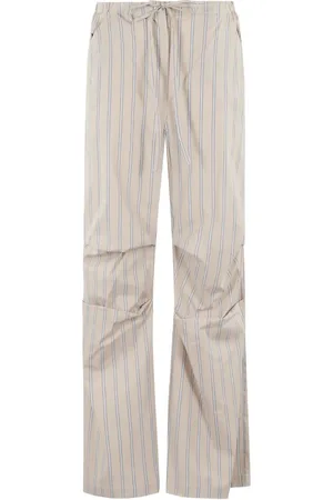 SEMICOUTURE Pantaloni in misto cotone