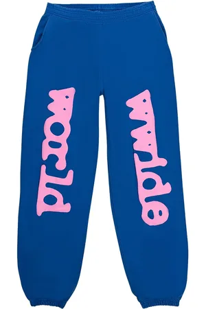 Sp5der Pantaloni sportivi Beluga "Pink/Blue"