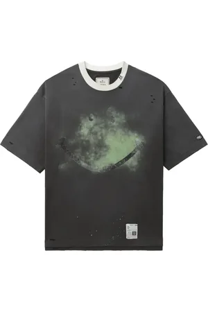 Maison Mihara Yasuhiro T-shirt con effetto vissuto