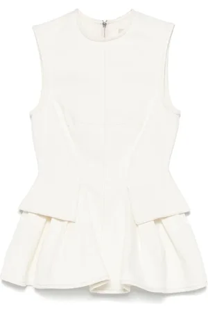 REMAIN Top denim con peplum