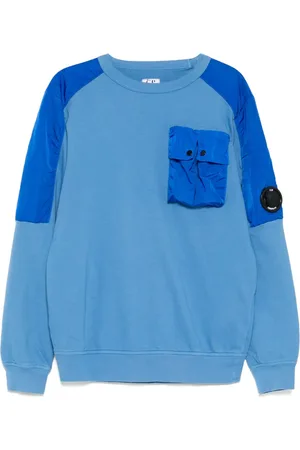 C.P. Company Felpa con logo ricamato