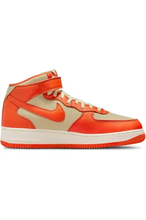 Nike Sneakers Air Force 1 Mid "Team Gold/Coconut Milk/Safety Orange"