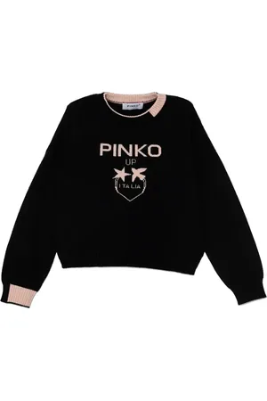 Pinko Maglione con logo a intarsio