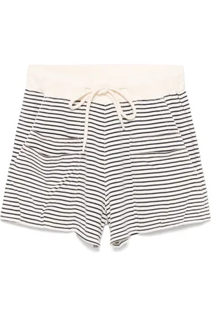 R13 Shorts a righe