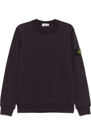 Stone Island Felpa con applicazione Compass