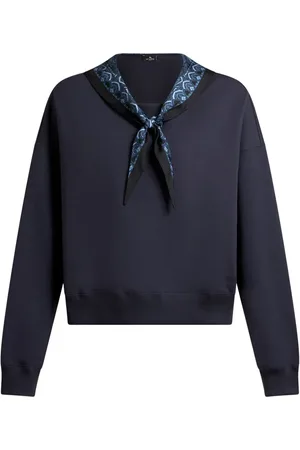 Etro Felpa con inserto foulard