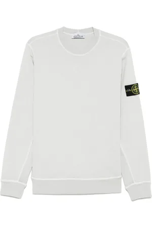 Stone Island Felpa con applicazione Compass