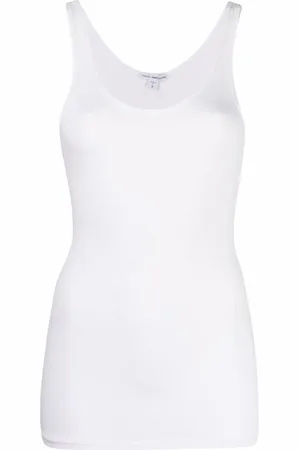 James Perse Top smanicato con scollo a U